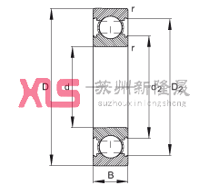 S 6004-C, ăȲYC  DIN 625-1 ˜ʵҪߴ