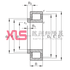 ALS NJ2213-E-TVP2 + HJ2213E,  DIN 5412-1 ˜ʵҪߴ,  L ȦλS, ɷx, ּ