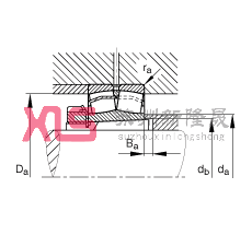 {ĝLS 22308-E1-K + H2308,  DIN 635-2 ˜ʵҪߴ, F׺;o