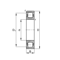 ΝLS 20221-MB,  DIN 635-1 ˜ʵҪߴ