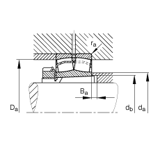 {ĝLS 23028-E1A-K-M + H3028,  DIN 635-2 ˜ʵҪߴ, F׺;o