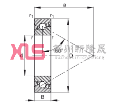 ǽ|S BSB040072-2RS-T, 򣬽| a = 60㣬ƹɂȴܷ
